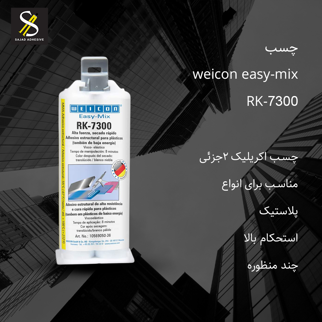چسب ویکون WEICON Easy-mix RK-7300
